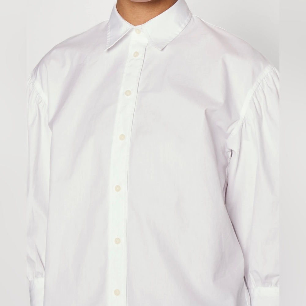 Lauren Ralph Lauren - White Button Down 3/4 Sleeve Blouse - Size 2X - Picture 3 of 5